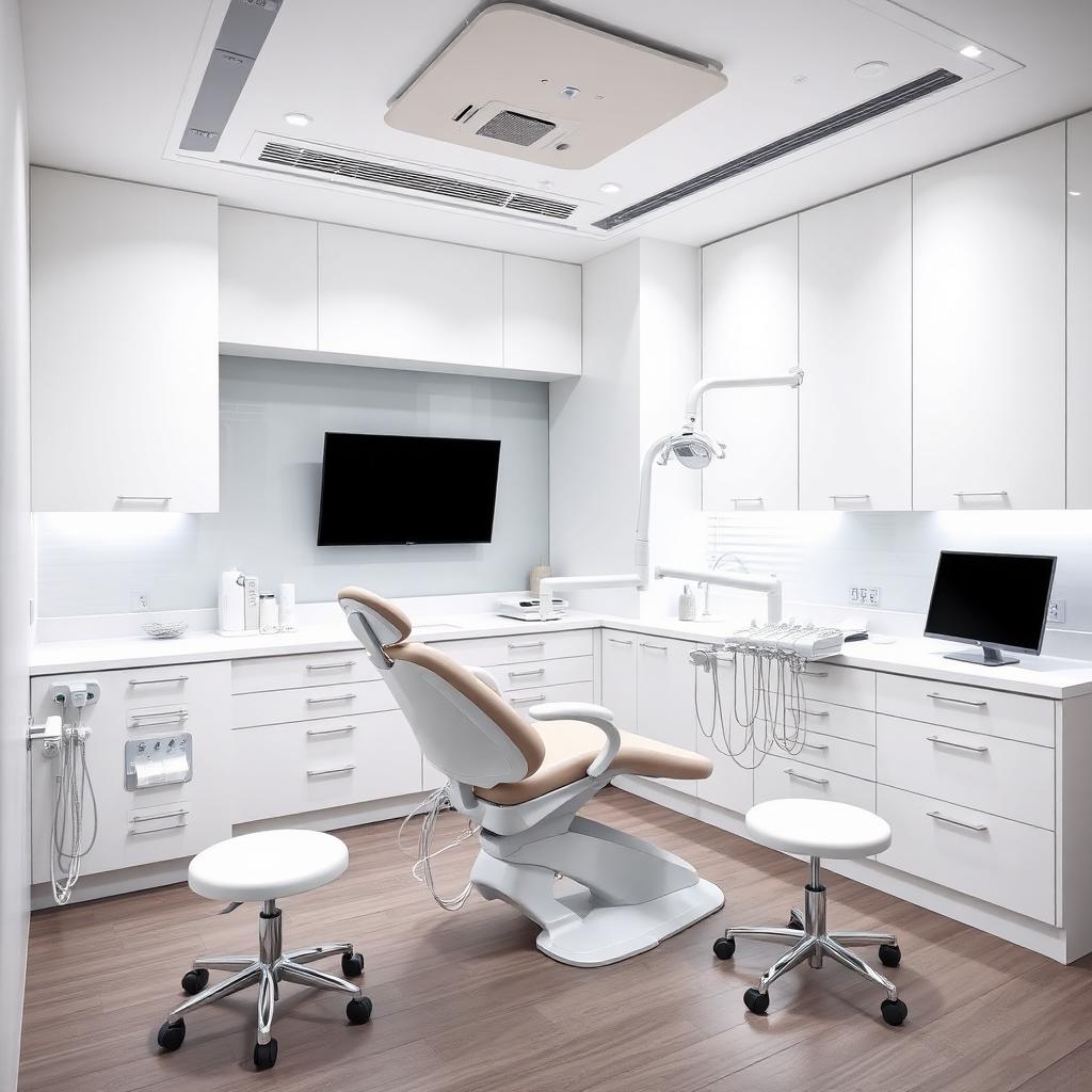 Salle de soins dentaires moderne
