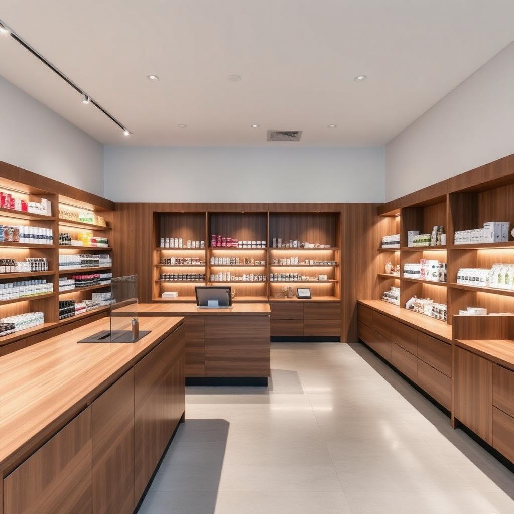 Aménagement de pharmacie